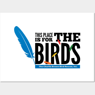 CB for the birds - black type Posters and Art